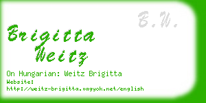 brigitta weitz business card